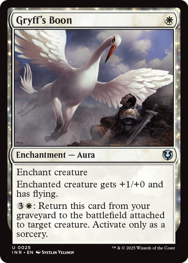 Gryff's Boon (INR-025) - Innistrad Remastered: (enchantment)