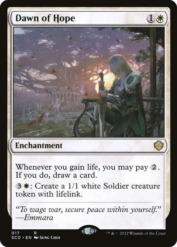 Dawn of Hope (SCD-017) - Starter Commander Decks