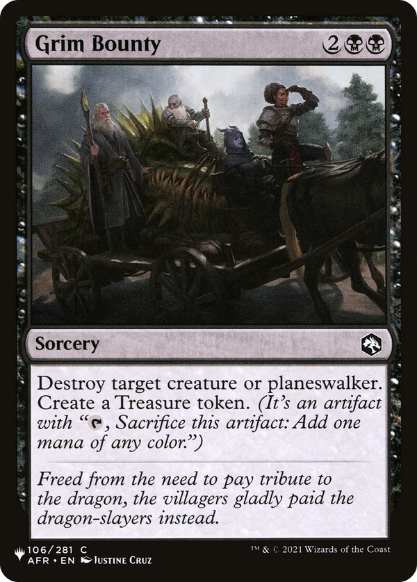 Grim Bounty (LIST-AFR-106) - The List
