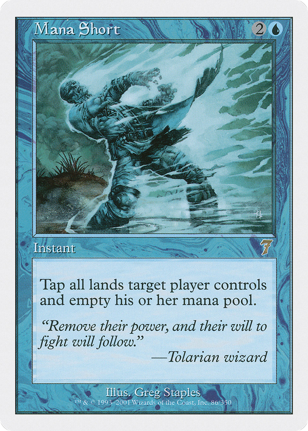 Mana Short (7ED-086) - 7th Edition Foil