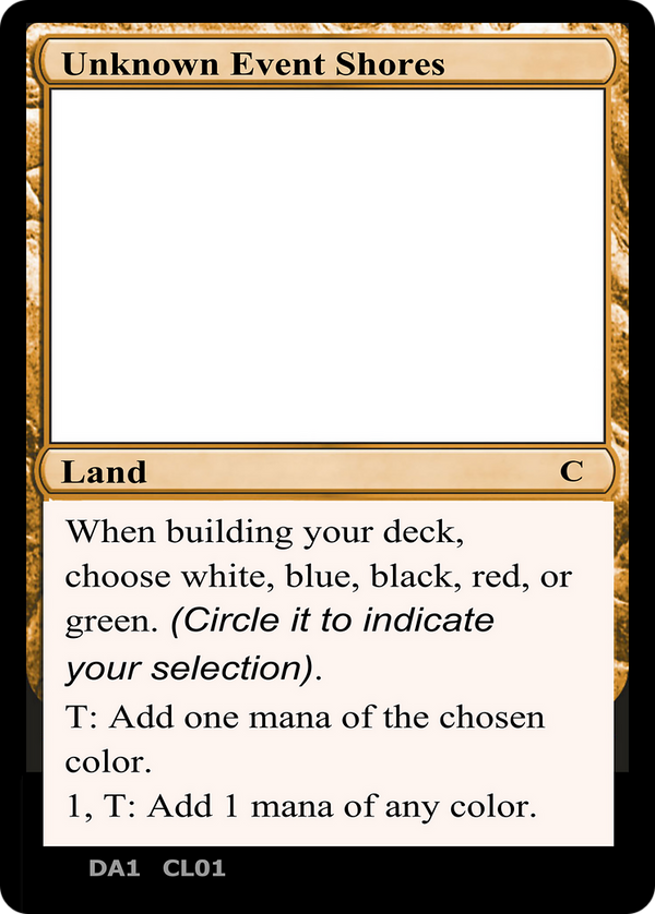 Unknown Event Shores (UNK-) - Unknown Event