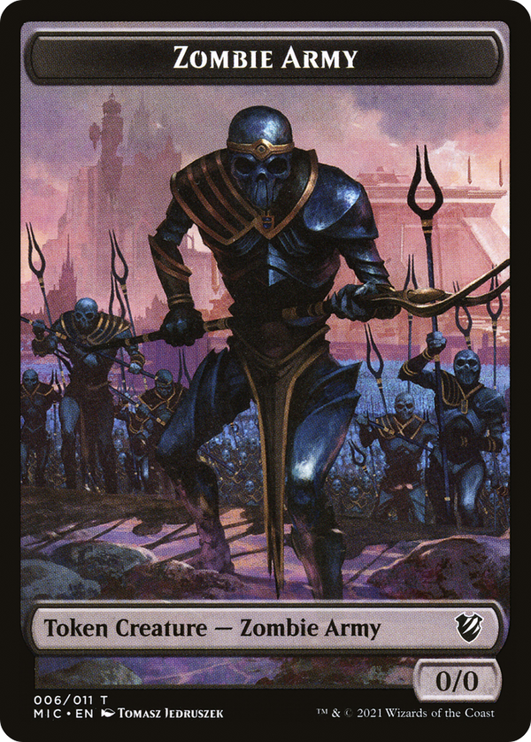 Zombie Army (TMIC-006) - Midnight Hunt Commander Tokens
