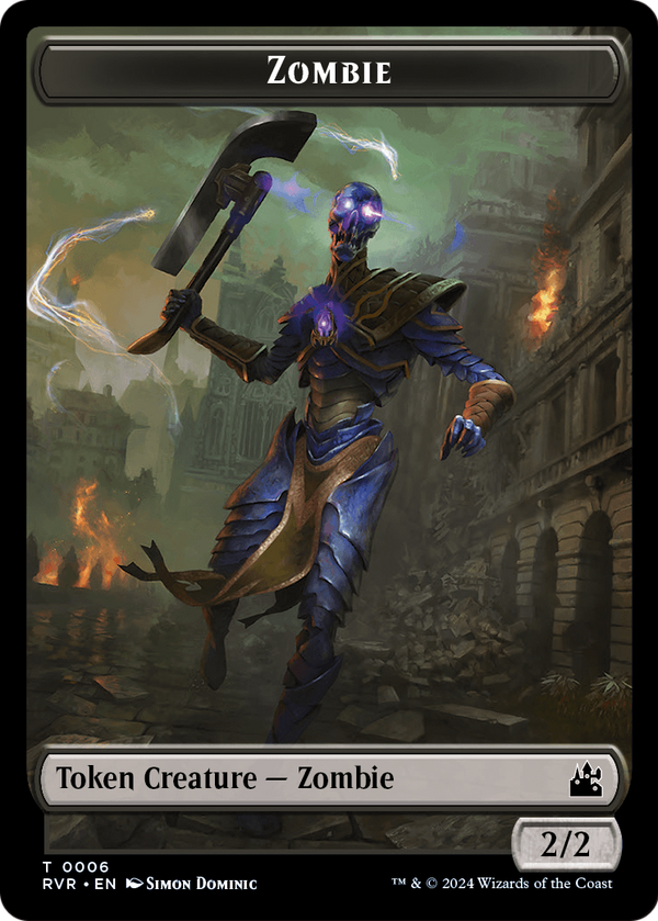 Zombie (TRVR-006) - Ravnica Remastered Tokens Foil