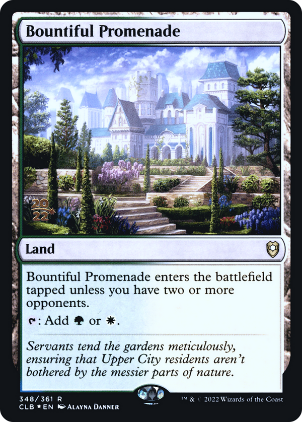 Bountiful Promenade (PRE-348) - Battle for Baldur's Gate Promos Foil