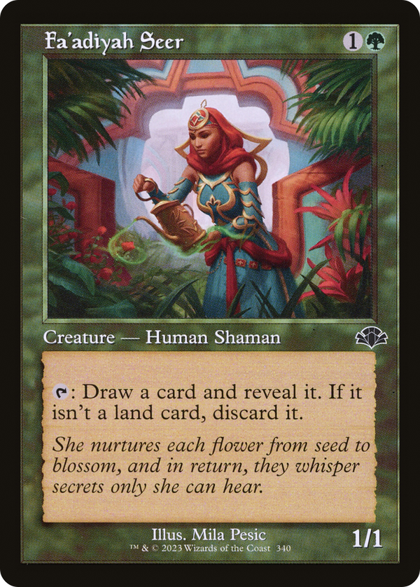 Fa'adiyah Seer (Retro Frame) (DMR-340) - Dominaria Remastered