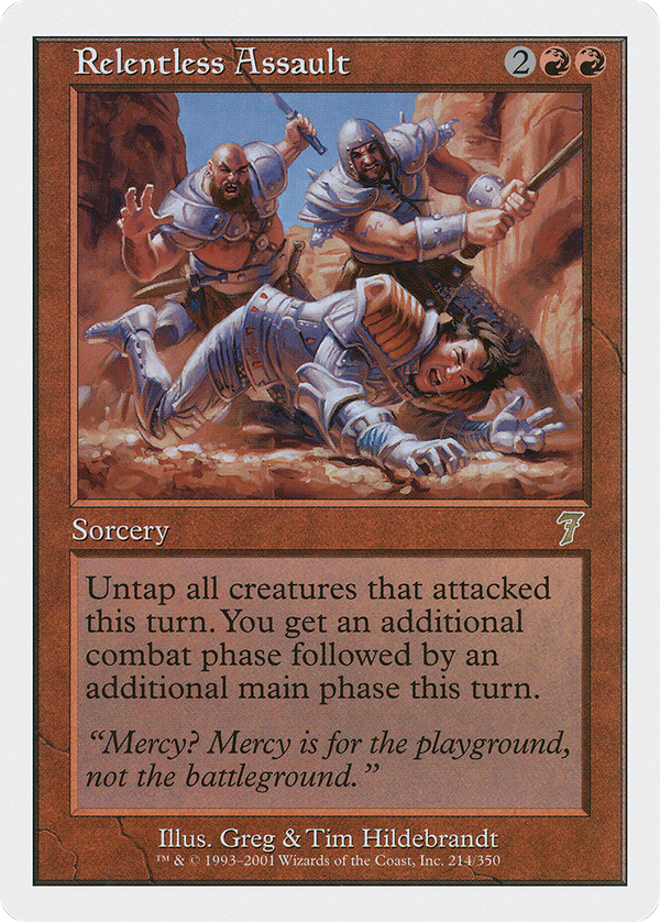 Relentless Assault (7ED-214) - 7th Edition