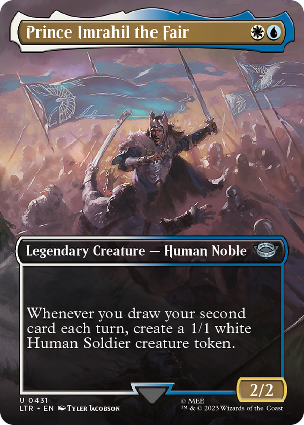 Prince Imrahil the Fair (Borderless) (LTR-431) - The Lord of the Rings: Tales of Middle-earth Foil