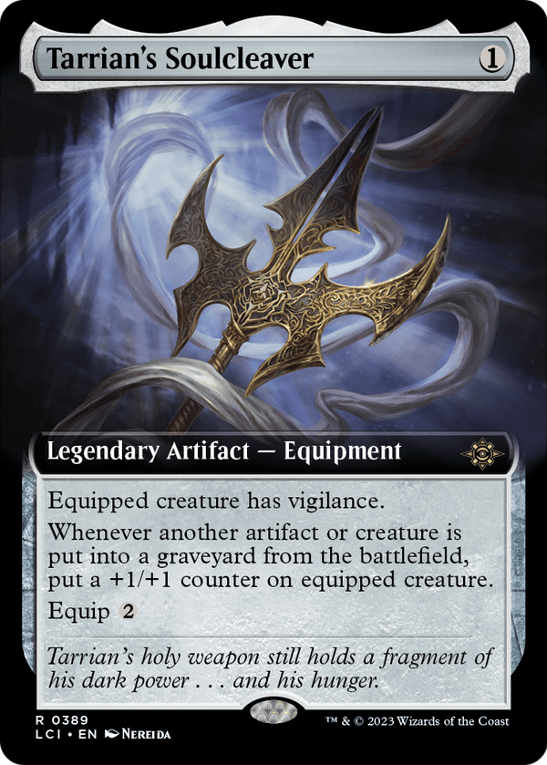 Tarrian's Soulcleaver (Extended Art) (LCI-389) - The Lost Caverns of Ixalan: (Extended Art) Foil