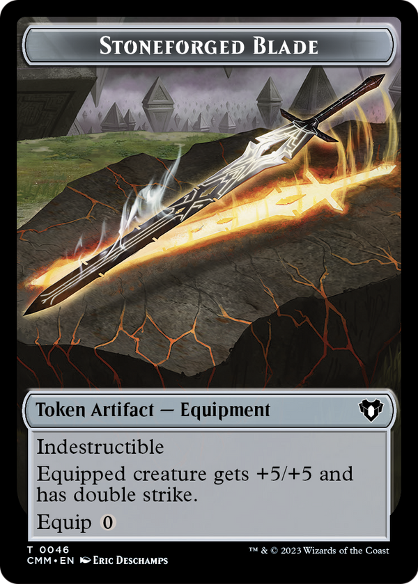 Stoneforged Blade (TCMM-046) - Commander Masters Tokens