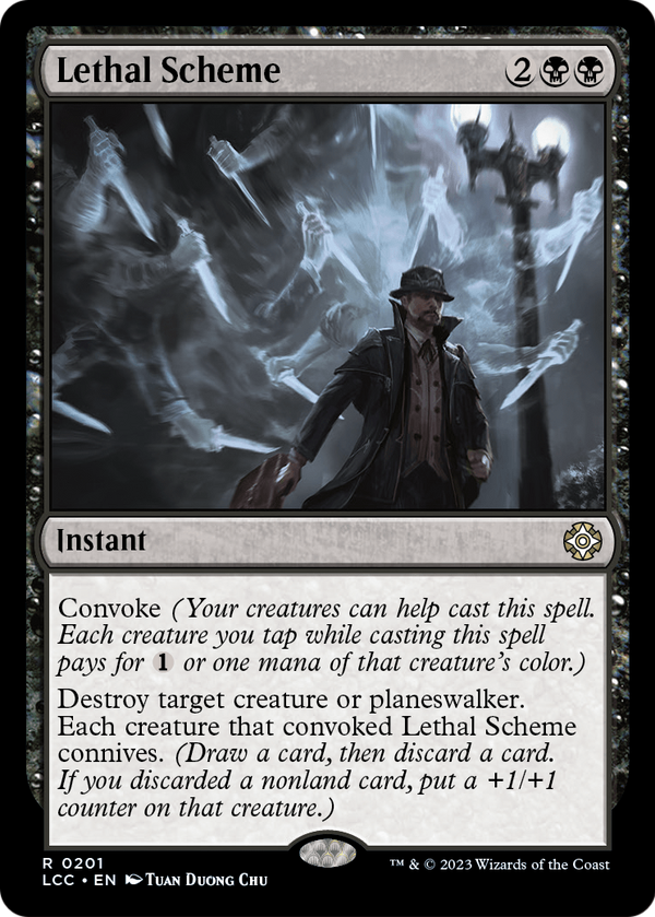 Lethal Scheme (LCC-201) - The Lost Caverns of Ixalan Commander