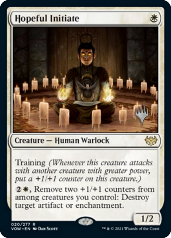 Hopeful Initiate (PPMOM-020) - Innistrad: Crimson Vow Promos Foil