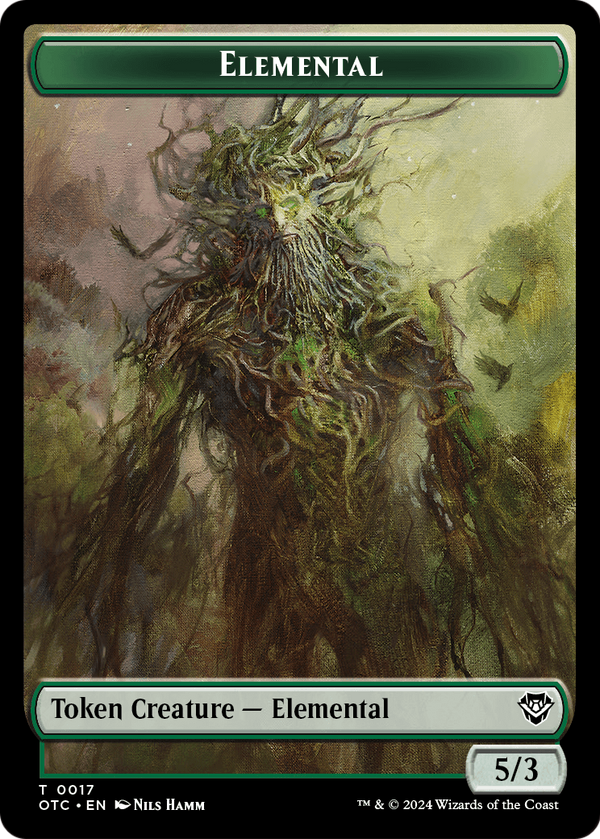Elemental (TOTC-017) - Outlaws of Thunder Junction Commander Tokens