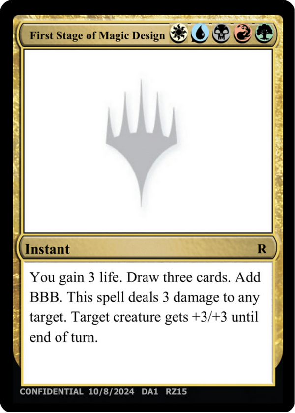 First Stage of Magic Design (UNK-RZ15B) - Unknown Event