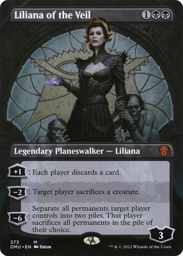 Liliana of the Veil (Borderless) (DMU-373) - Dominaria United