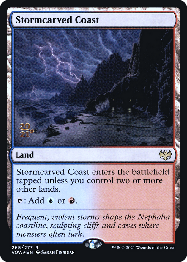 Stormcarved Coast (PRE-265) - Innistrad: Crimson Vow Promos Foil