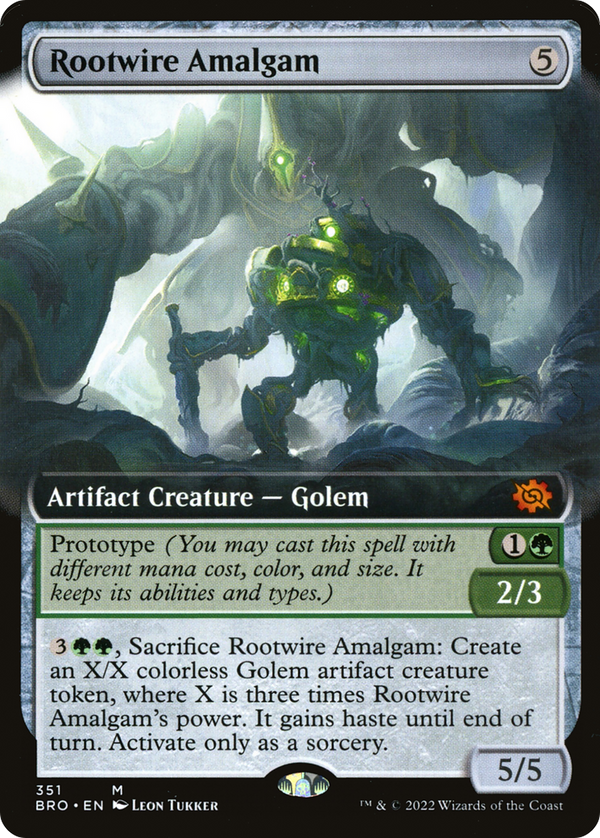 Rootwire Amalgam (Extended Art) (BRO-351) - The Brothers' War: (Extended Art)