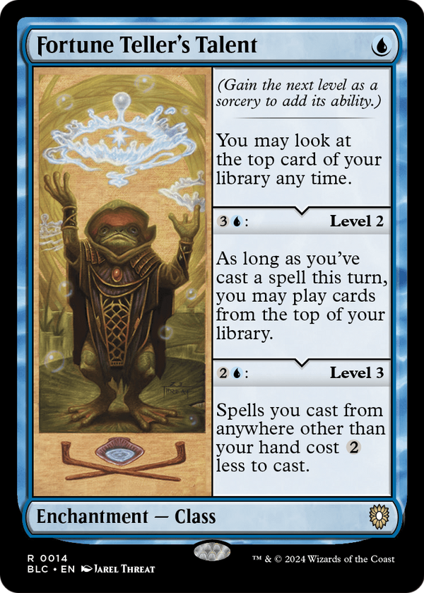 Fortune Teller's Talent (BLC-014) - Bloomburrow Commander