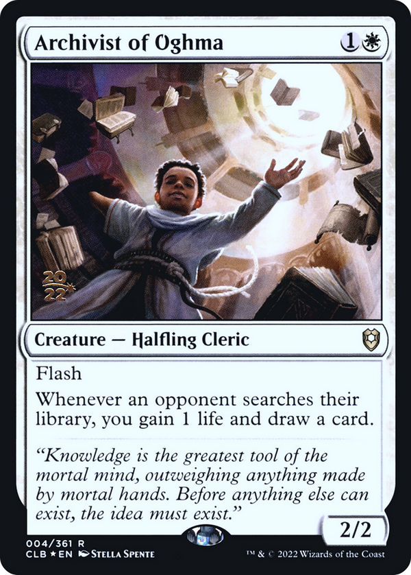 Archivist of Oghma (PRE-004) - Battle for Baldur's Gate Promos Foil