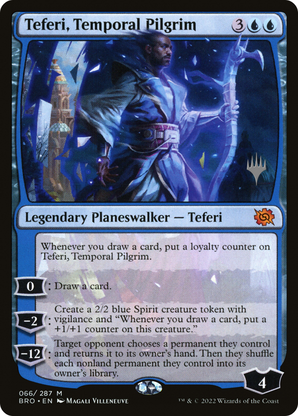 Teferi, Temporal Pilgrim (PPBRO-066) - The Brothers' War Promos
