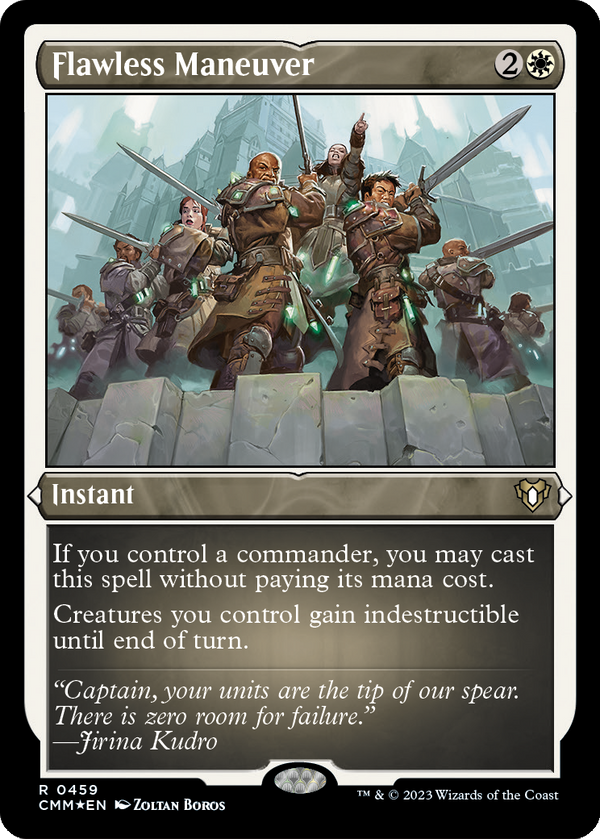 Flawless Maneuver (Foil Etched) (CMM-459) - Commander Masters Foil