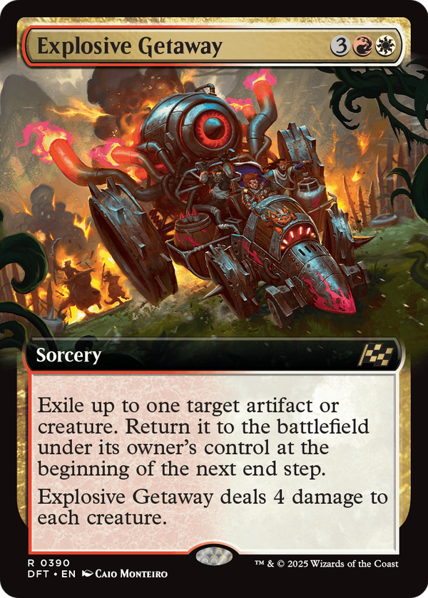 Explosive Getaway (Extended Art) (DFT-390) - Aetherdrift: (Extended Art)