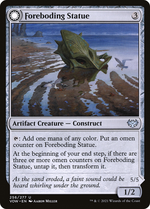 Foreboding Statue (VOW-256) - Innistrad: Crimson Vow: (Double Faced Transform)