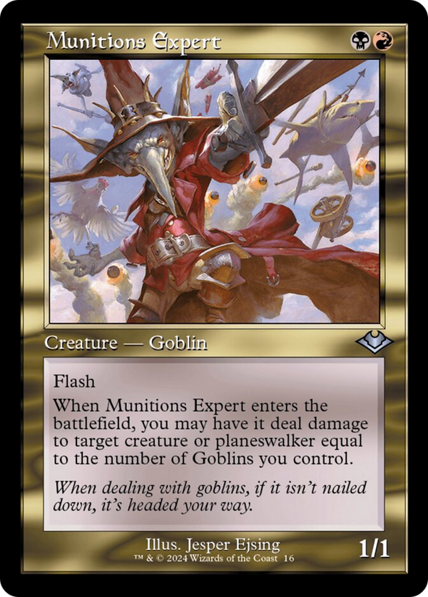 Munitions Expert (Retro Frame) (MH1-016) - Modern Horizons 1 Timeshifts