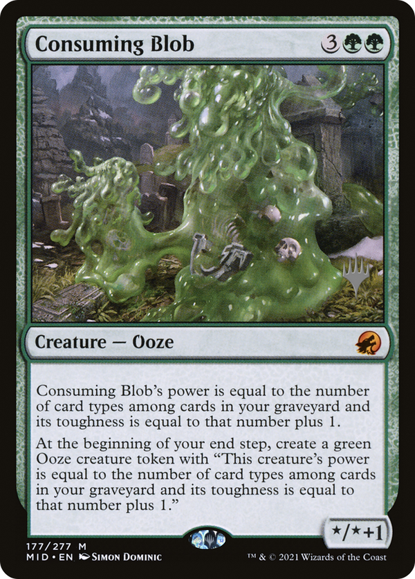 Consuming Blob (PPMID-177) - Innistrad: Midnight Hunt Promos Foil