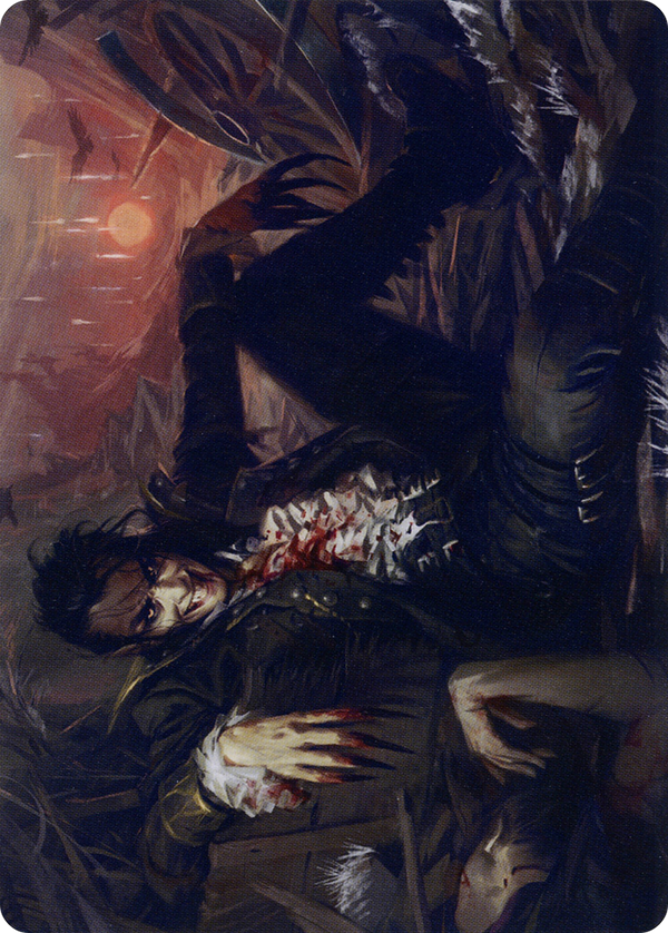 Arrogant Outlaw // Arrogant Outlaw (AMID-033) - Midnight Hunt Art Series (Borderless) Foil