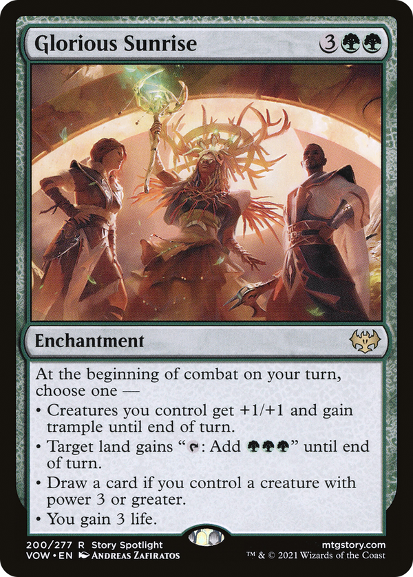 Glorious Sunrise (VOW-200) - Innistrad: Crimson Vow