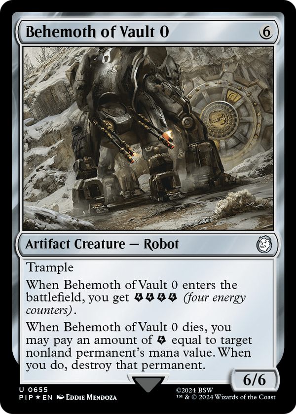 Behemoth of Vault 0 (Surge Foil) (PIP-655) - Fallout Foil