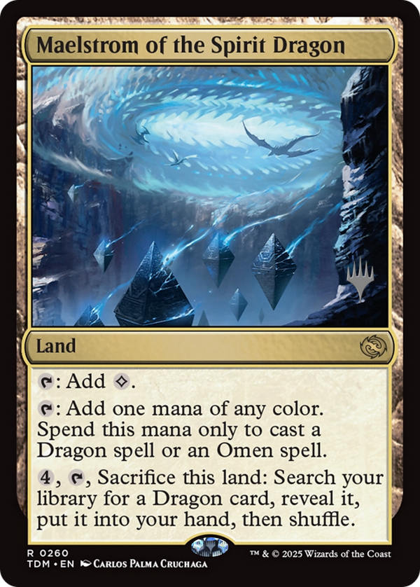 Maelstrom of the Spirit Dragon (PPTDM-260) - Promo Pack: Tarkir: Dragonstorm Foil