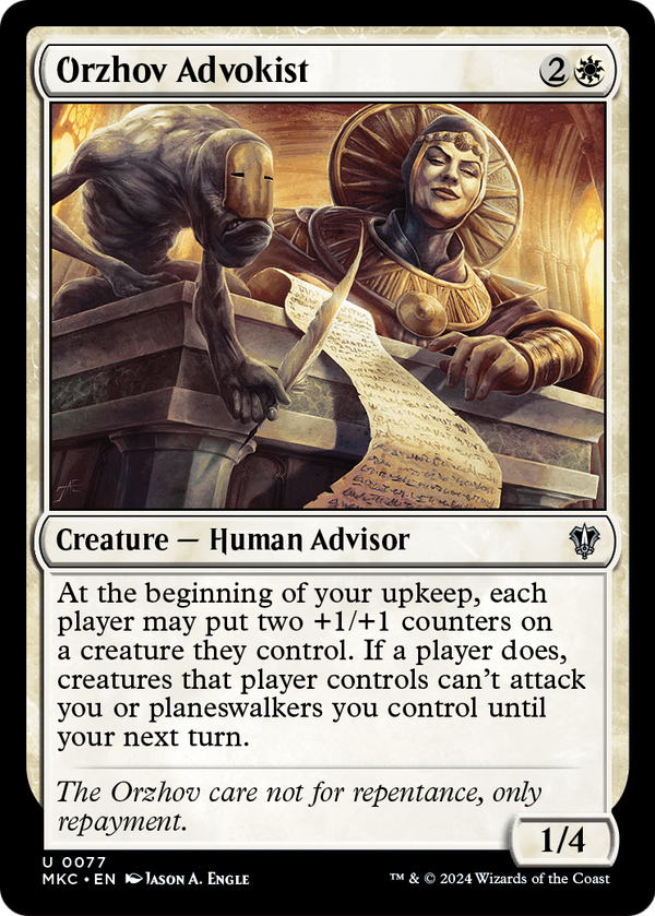 Orzhov Advokist (MKC-077) - Murders at Karlov Manor Commander