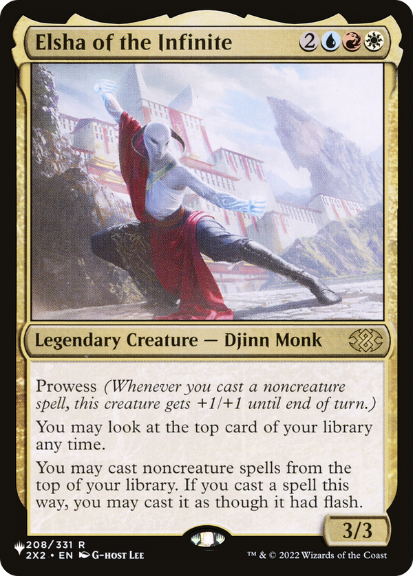 Elsha of the Infinite (LIST-2X2-208) - The List