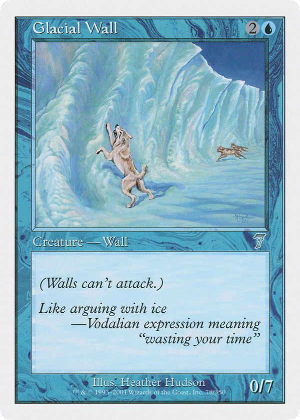 Glacial Wall (7ED-078) - 7th Edition