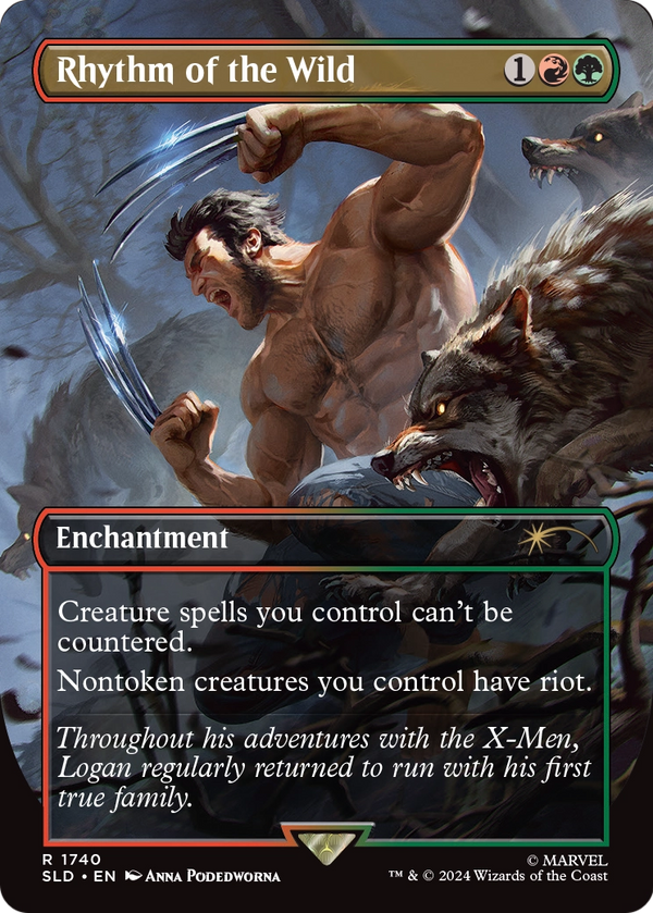Rhythm of the Wild (SLD-1740) - Secret Lair Drop (Borderless) Foil