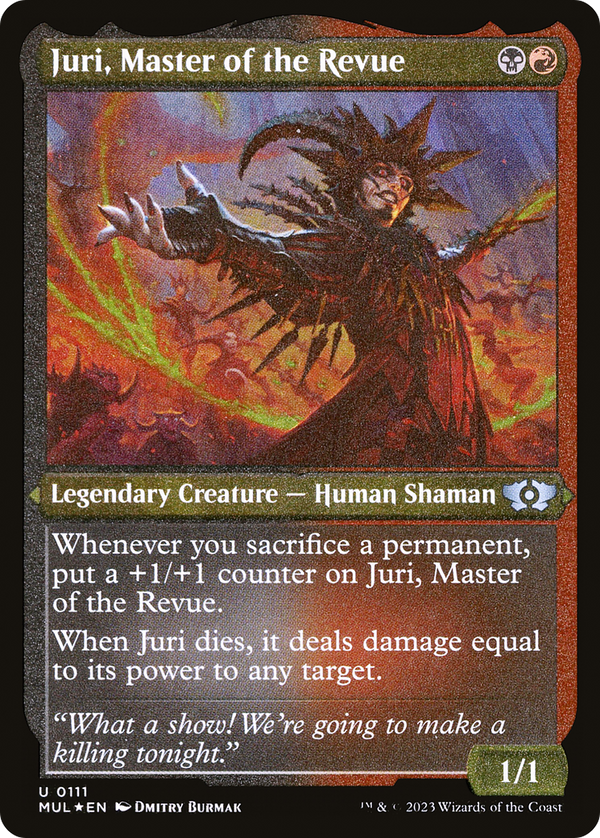 Juri, Master of the Revue (Foil Etched) (MUL-111) - Multiverse Legends Foil