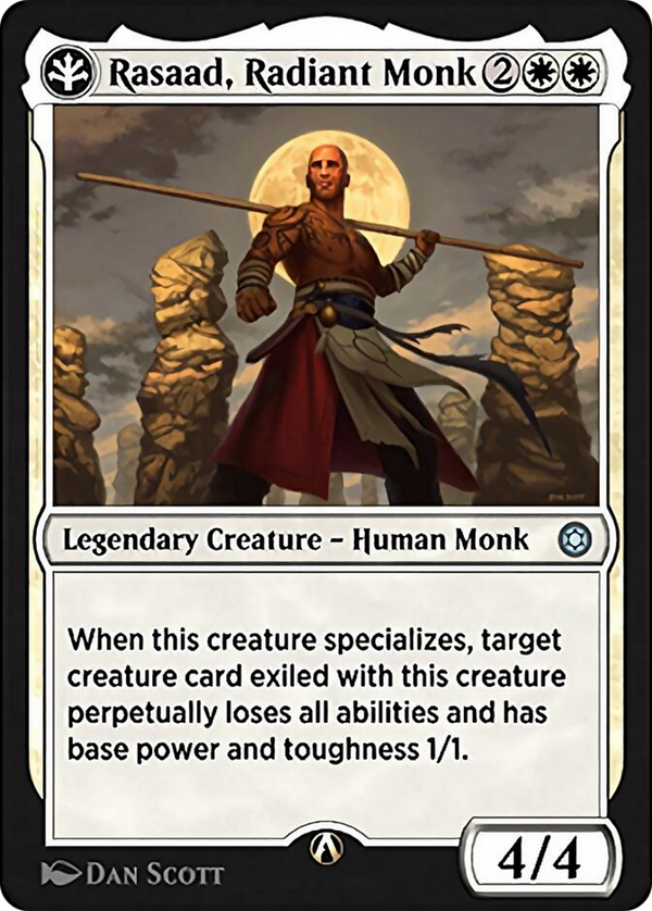 Rasaad, Radiant Monk (HBG-04W) - Alchemy Horizons: Baldur's Gate