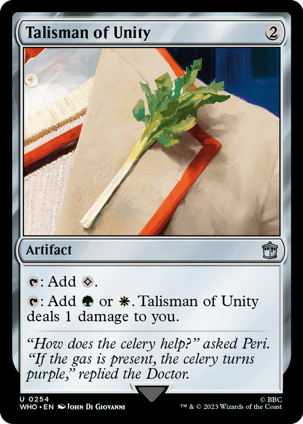 Talisman of Unity (WHO-254) - Doctor Who