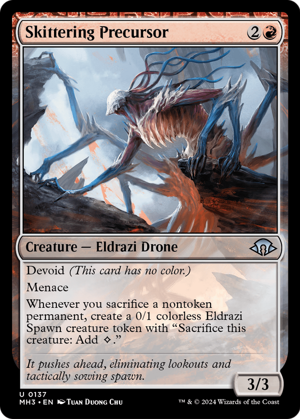 Skittering Precursor (MH3-137) - Modern Horizons 3: (devoid)