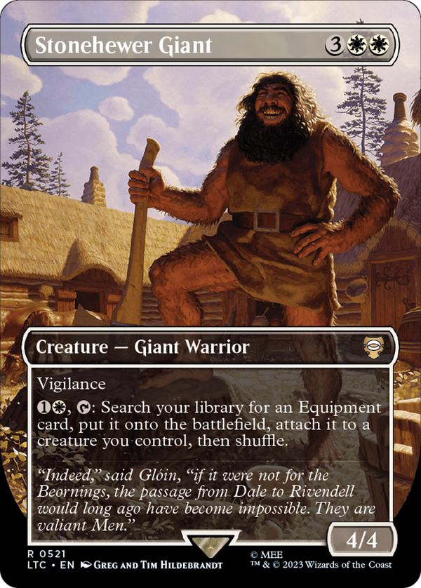 Stonehewer Giant (Borderless) (LTC-521) - Tales of Middle-earth Commander