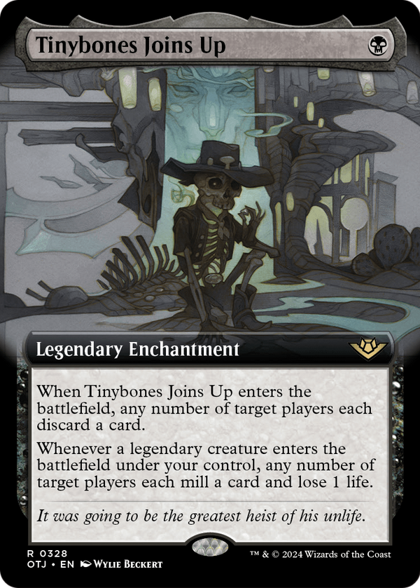 Tinybones Joins Up (Extended Art) (OTJ-328) - Outlaws of Thunder Junction: (Extended Art) Foil