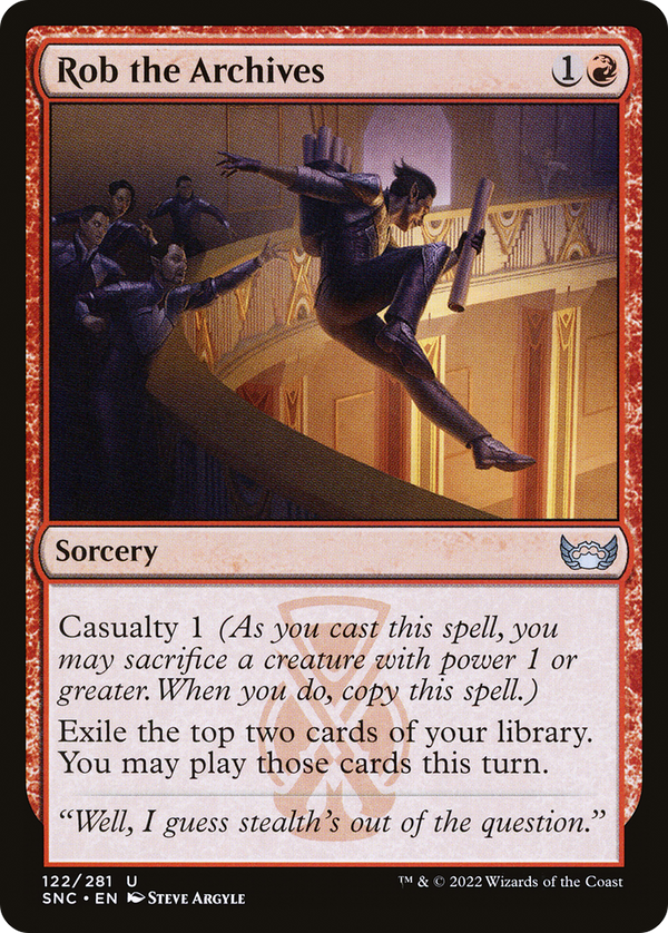 Rob the Archives (SNC-122) - Streets of New Capenna