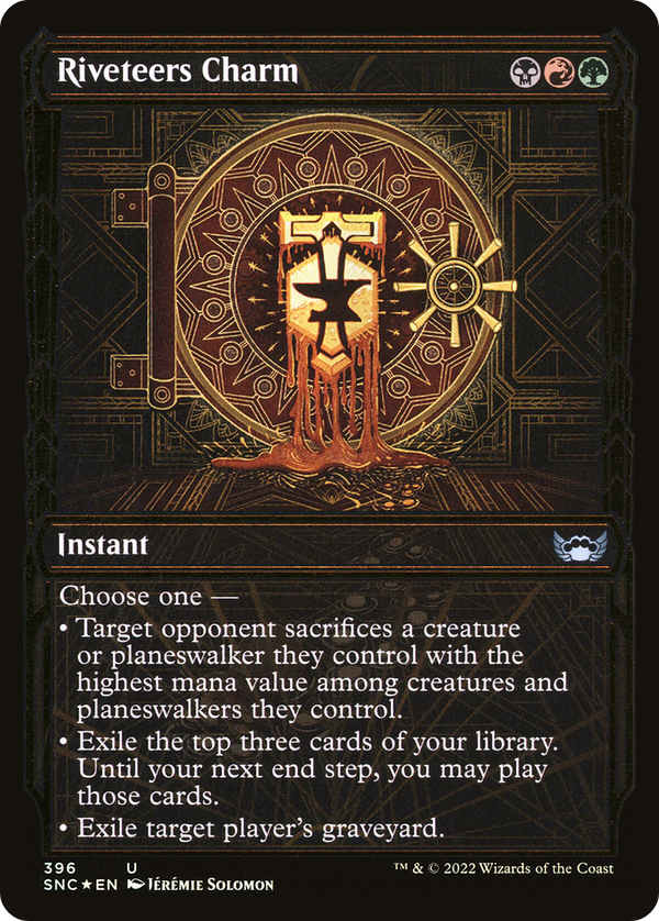 Riveteers Charm (Gilded Foil) (SNC-396) - Streets of New Capenna: (Showcase) Foil
