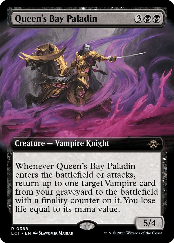 Queen's Bay Paladin (Extended Art) (LCI-368) - The Lost Caverns of Ixalan: (Extended Art)
