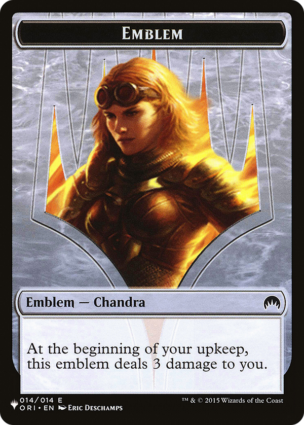 Chandra, Roaring Flame Emblem (PLST-TORI-14) - The List