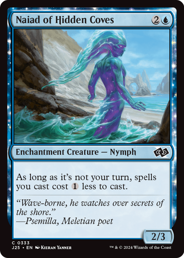 Naiad of Hidden Coves (J25-333) - Foundations Jumpstart: (enchantment)