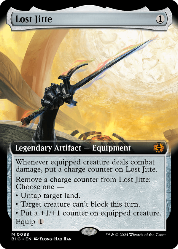 Lost Jitte (Extended Art) (BIG-088) - The Big Score: (Extended Art) Foil