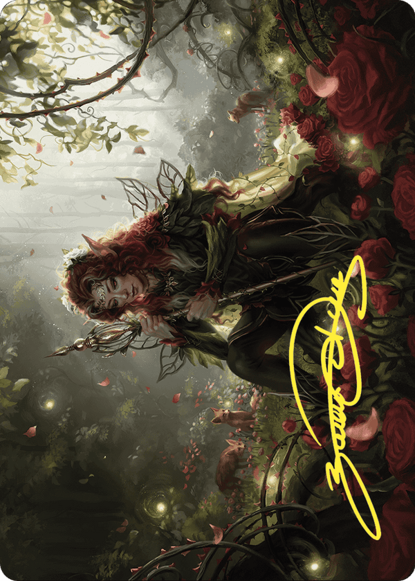 Yenna, Redtooth Regent // Yenna, Redtooth Regent (AWOE-035) - Wilds of Eldraine Art Series (Borderless) Foil