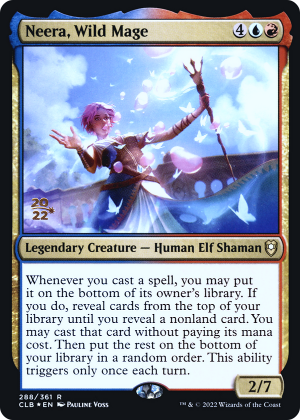 Neera, Wild Mage (PRE-288) - Battle for Baldur's Gate Promos Foil